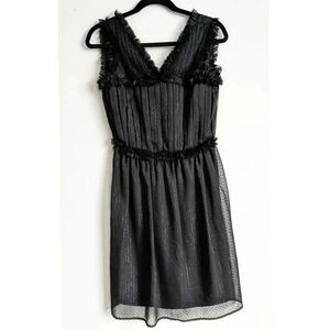Rodarte Swiss Dot Silk Mini Dress
